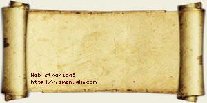 Jasmina Žebeljan vizit kartica